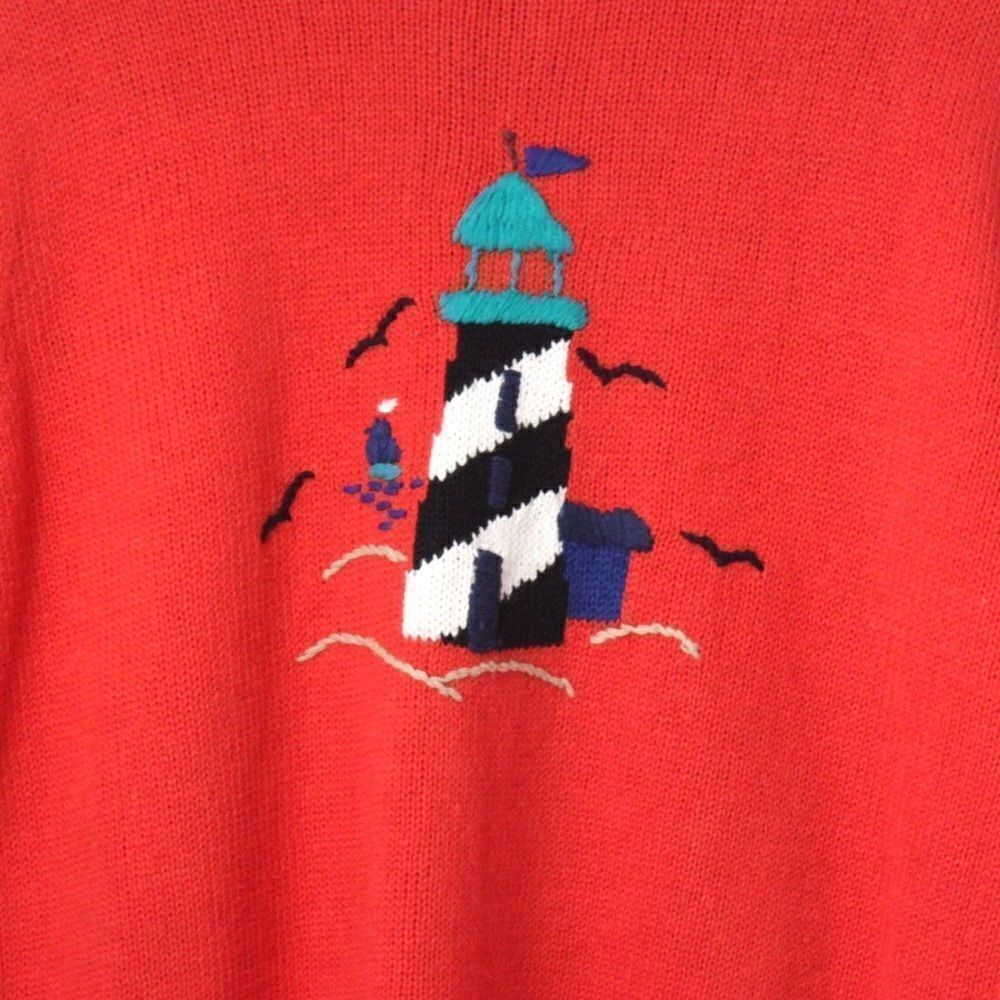 NWT Sag Harbor Sport Petite Knit Sweater in PM - Picture 5 of 8